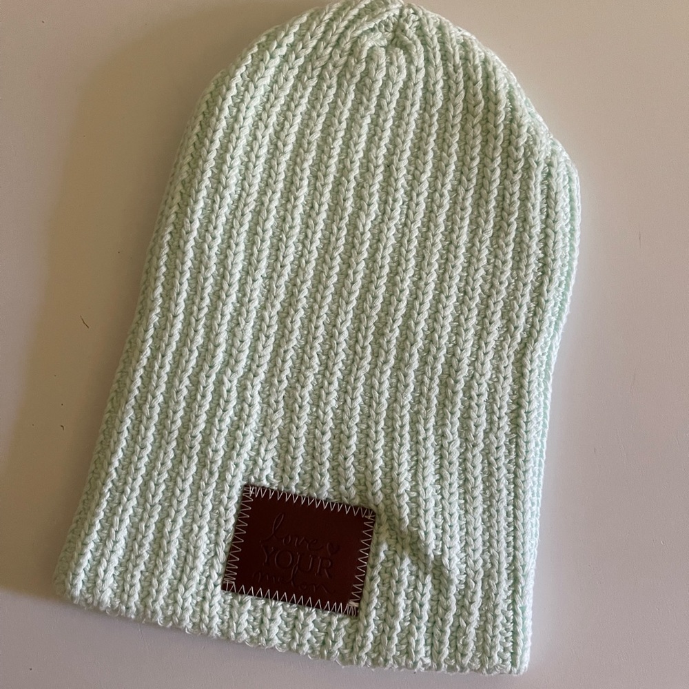 NEW mint love your melon beanie